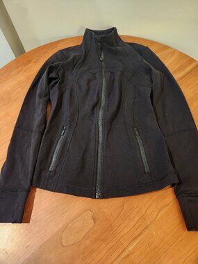 Lululemon Define Jacket Black Size 6 Gently Used